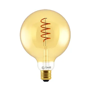 LAMPARA LED E27 FILAMENTO 5W G125 3000K - CANDIL - 67743