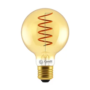 LAMPARA LED E27 FILAMENTO 5W G80 2000K - CANDIL - 69015