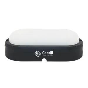 [TL2019012-40 NG] TORTUGA LED OVAL NEGRA 12 W 4000K - CANDIL - 61409