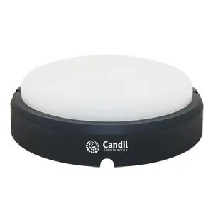 [TL1021018-40 NG] TORTUGA LED REDONDA NEGRA 18 W 4000K - CANDIL - 60956N