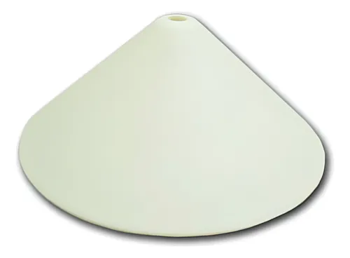 [063037] FLORON CONICO PLASTICO BLANCO GENERICO - LUMINO - 04832