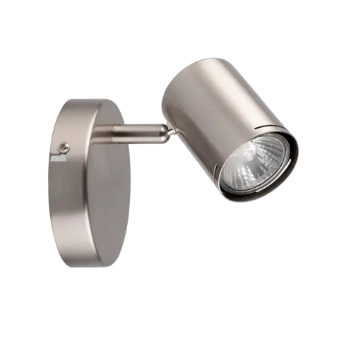 [U1041] APLIQUE HAFDIS 1L GU10 PLATIL C/CROMO - MARKAS - 65409