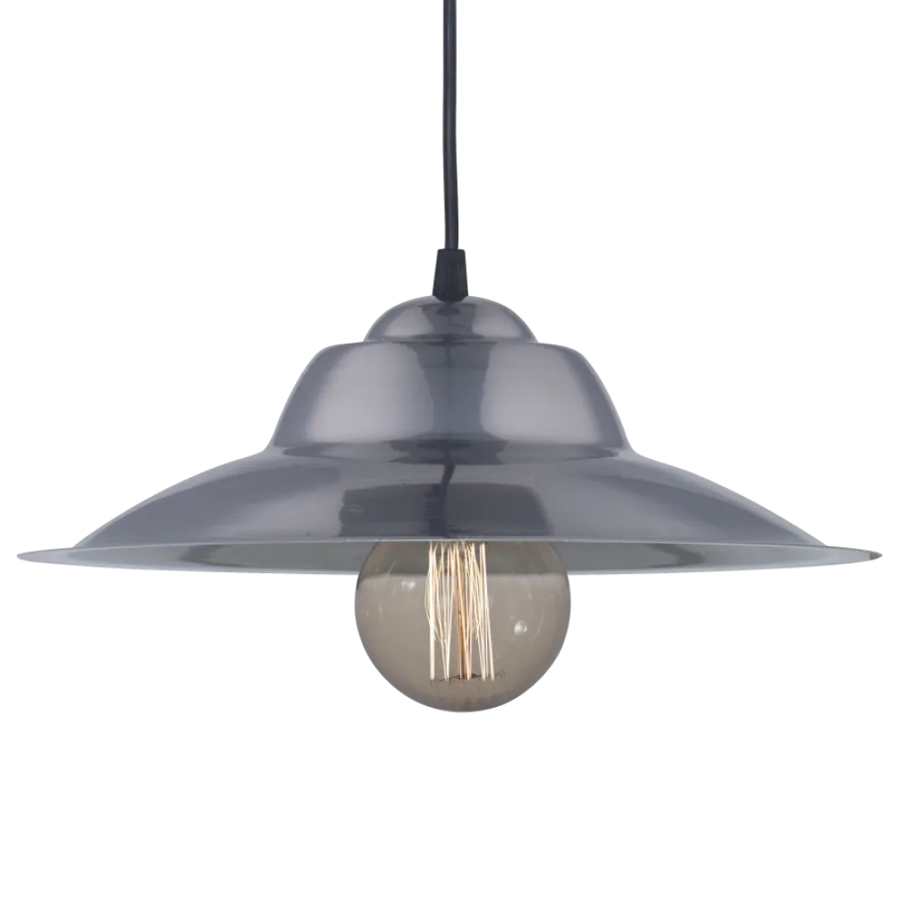 COLGANTE DE CHAPA ALUMNIO E27 - FERROLUX - 69932