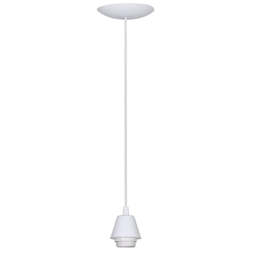 GRIFA PLASTICA FLORON BLANCA E27 - FERROLUX - 63345