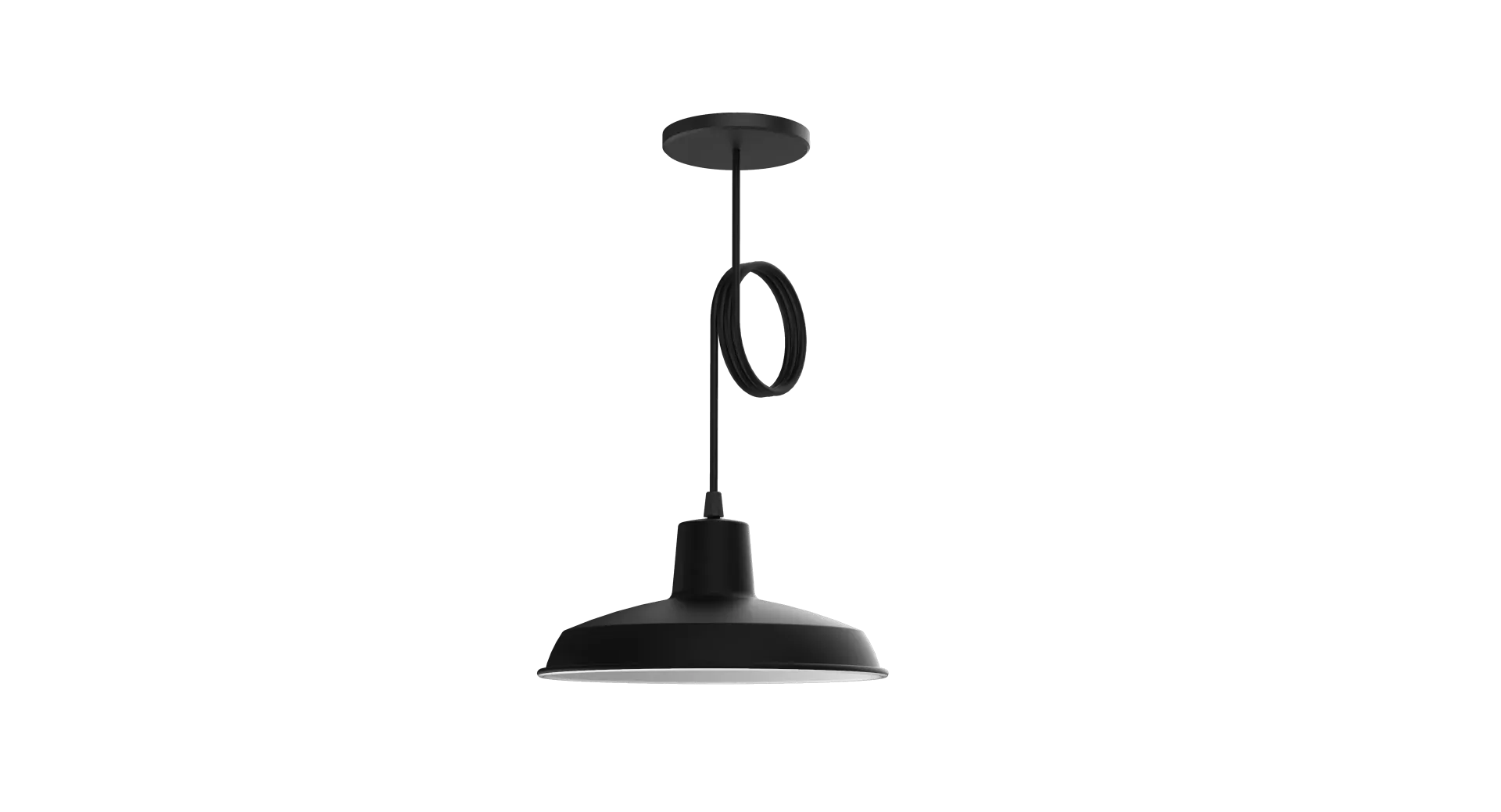 COLGANTE BELL02 1L NEGRO-BLANCO - SPOTS LINE - 66655