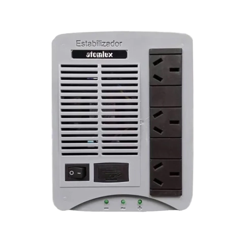 [H 1000@] ESTABILIZADOR H 1000@ 1000VA 3 SAL. - ATOMLUX - 00353