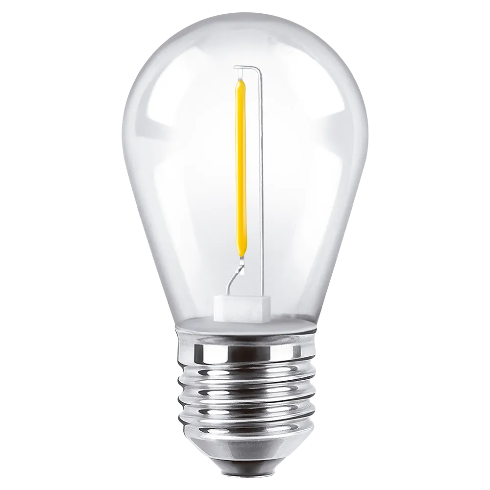 [BFS14- 1Y] BULBO S14 FILAMENTO 1W E27 AMARILLO - MACROLED - 67664