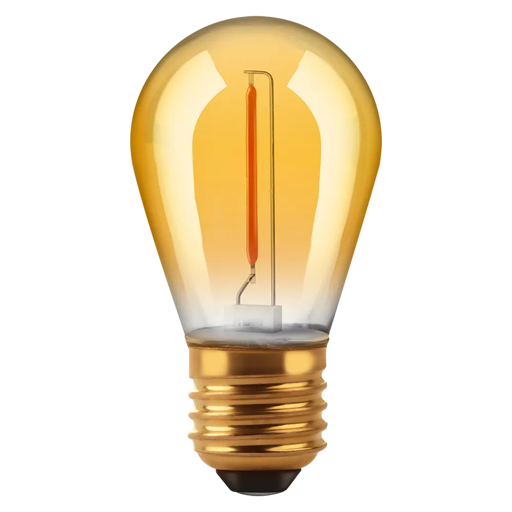 BULBO S14 FILAMENTO GOLDEN 1W E27 AMBAR 2200K - MACROLED - 67425