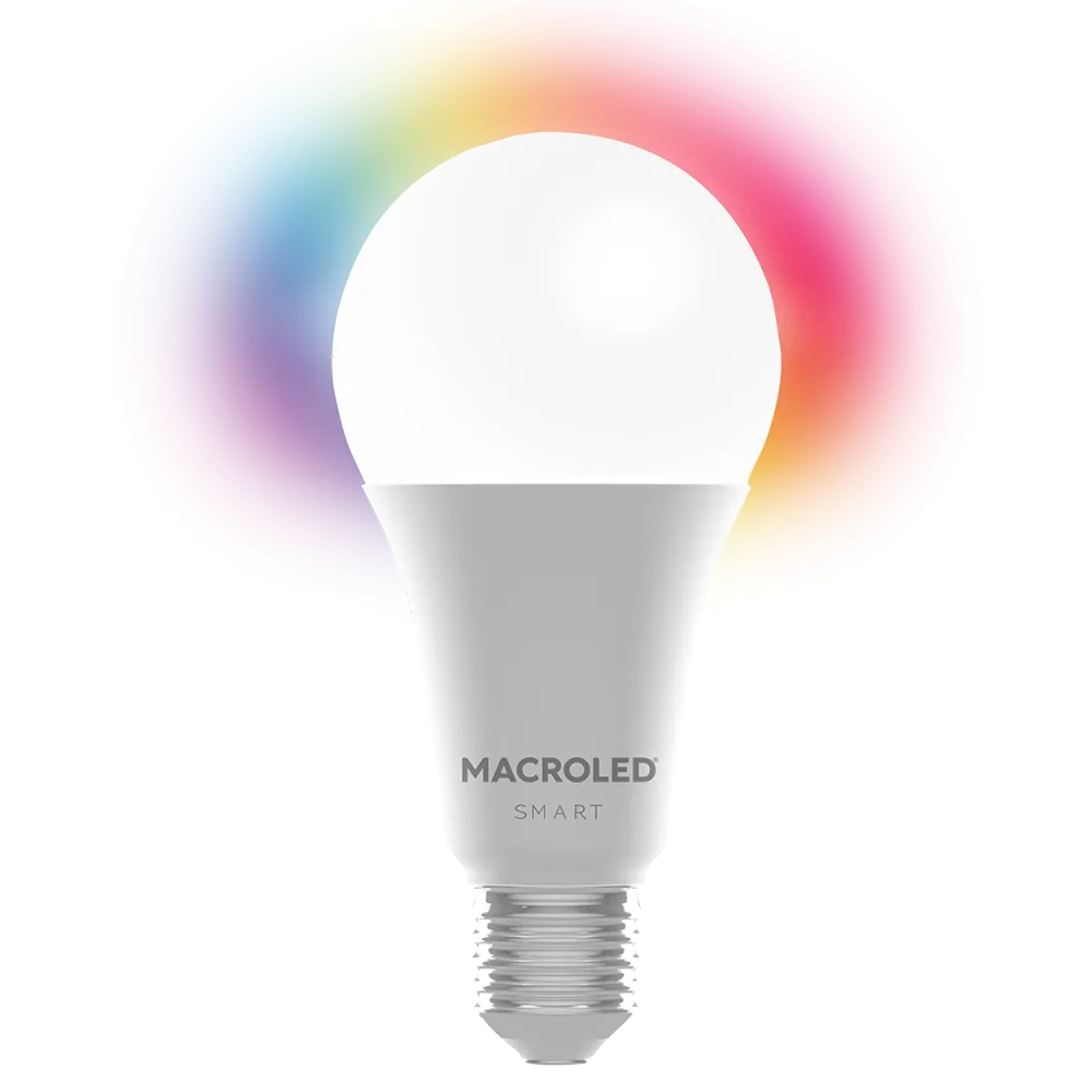 [SBT-A60-12W-RGB] BULBO SMART A60 12W RGB E27 WIFI-BLUETOOTH - MACROLED - 67672