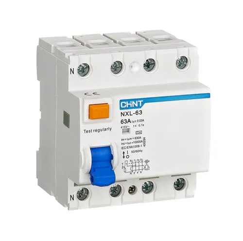 [NXL-63 4P 25A 30MA AC 6KA] DISY. DIFERENCIAL 4P 25A 30MA AC - CHINT - 66180