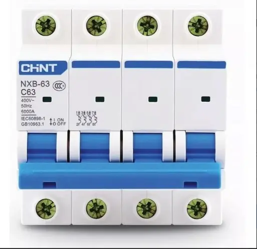 [NXB-63 4P C32 6KA] INTERRUPTOR TERMOMAGNETICO 4P 32A 6KA C - CHINT - 66177