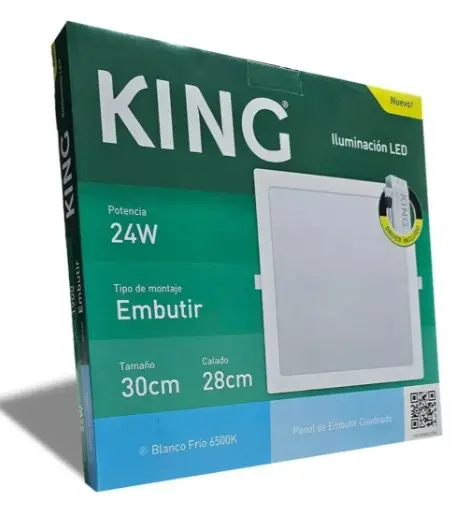 PANEL LED EMBUTIR KING 24W CUADRADO LF - MACROLED - 70796