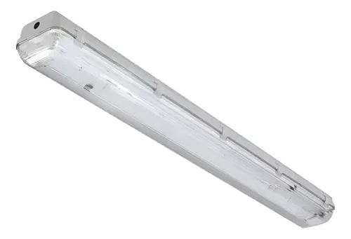 PLAFON ESTANCO P/LED 2X18W S/TUBO - MACROLED - 65252
