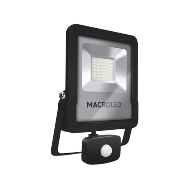 PROYECTOR LED `MACROLED` 30W 220V LD C/ SENSOR - MACROLED - 64787