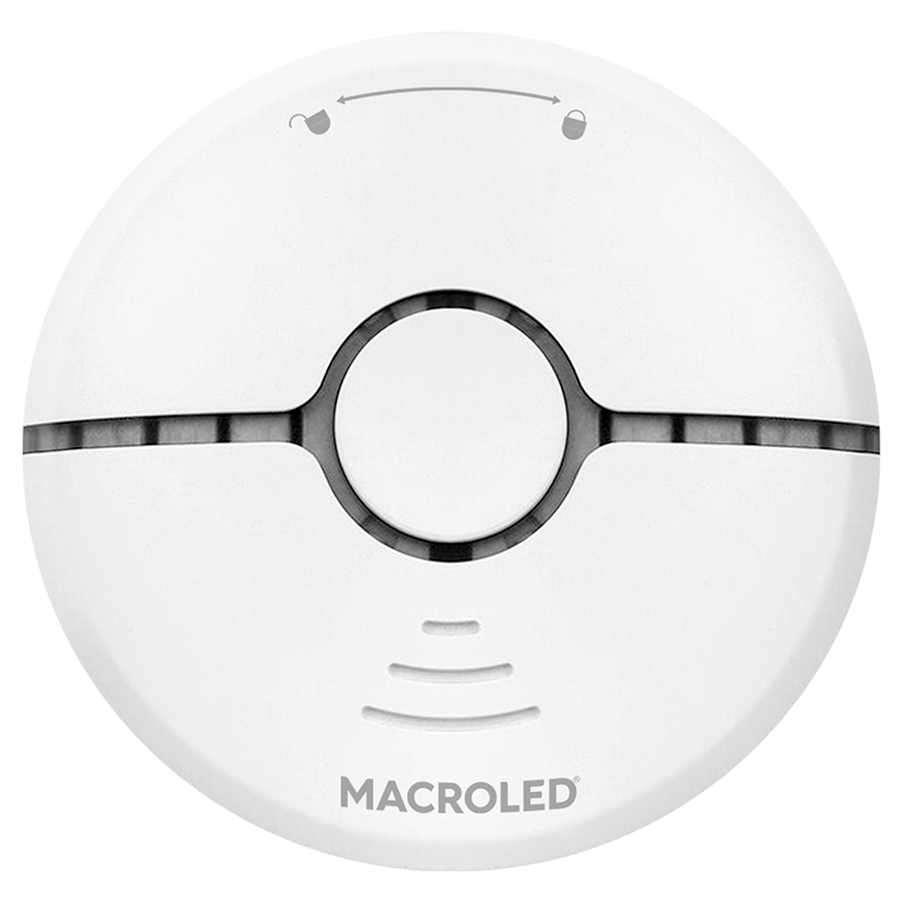 SENSOR DE HUMO SMART 30M2 2PILAS AAA - MACROLED - 68743