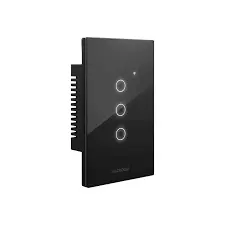 TECLA SMART TOUCH MACROLED 3 CANAL NEGRO 10A - MACROLED - 67941