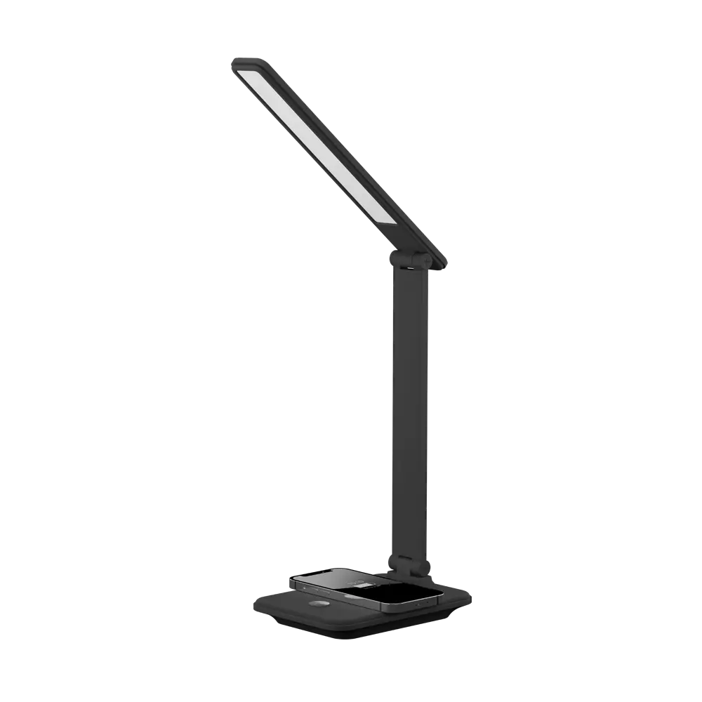 VELADOR VENUS NEGRO LC DIMERIZABLE CON CARGADOR INALAMBRICO - MACROLED - 69163