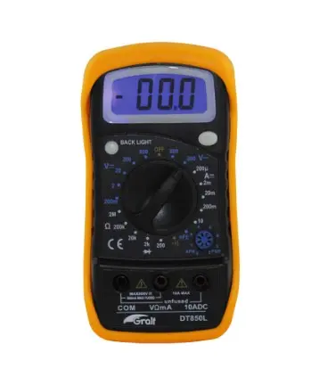 MULTIMETRO DIGITAL COMPACTO - GRALF - 70366 DT850L