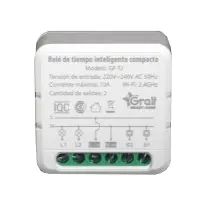 RELE DE TIEMPO WIFI SMART 2 SALIDAS - GRALF - 68607