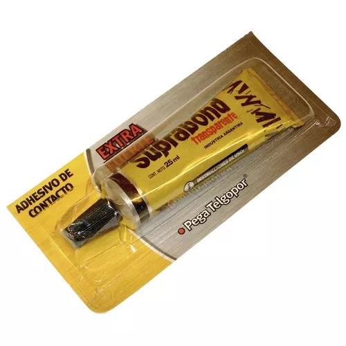 [SBD TR 25 T] ADHESIVO DE CONTACTO TRANSPARENTE 25 ML - SUPRABOND - 70038