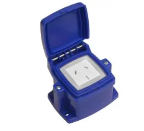 CAPSULADO PVC ARMADO 1 TOMA C/TIERRA - EXIMEL - 01816