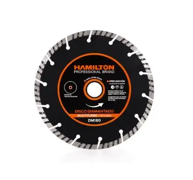 [DM180] DISCO DIAMANTADO MULTITURBO 180MM - HAMILTON - 63421