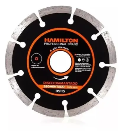 [DS115] DISCO DIAMANTADO SEGMENTADO 115MM - HAMILTON - 63419