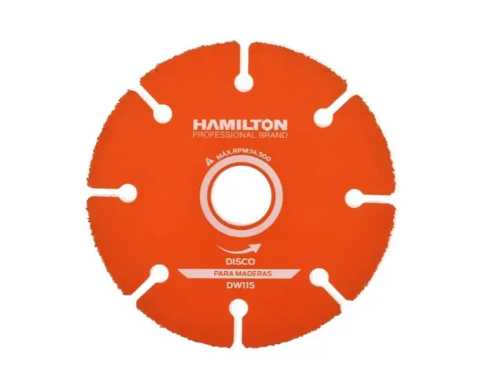 DISCO DIAMANTADO PARA MADERA 115MM - HAMILTON - 70489