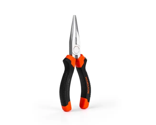[APM80] PINZA DE PUNTA M/CAÑA RECTA 8` - HAMILTON - 64994