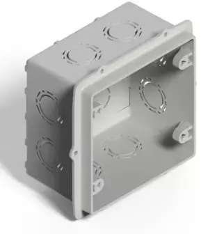 [02223PG] CAJA PVC EMB. CUADRADA 10X10 - GENROD - 05065