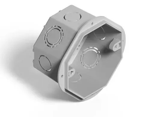 CAJA PVC EMB. OCTOGONAL CHICA - GENROD - 05063