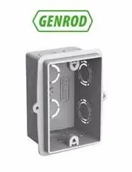 [02210PG-12] CAJA PVC EMB. RECTANGULAR - GENROD - 05062