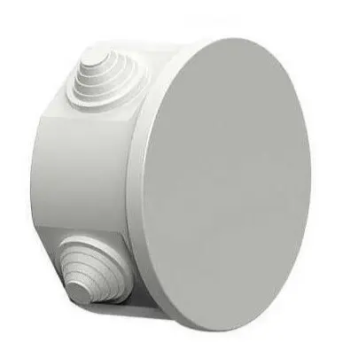 CAJA PVC EXT. OCTOGONAL CON TAPA Y TAPONES - GENROD - 62539