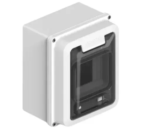 CAJA PVC IP65 P/4 POLOS DIN BLANCO - GENROD - 64004B