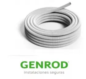CAÑO FLEX. LIVIANO PVC GRIS 25 MM ( 1`) - GENROD - 67712