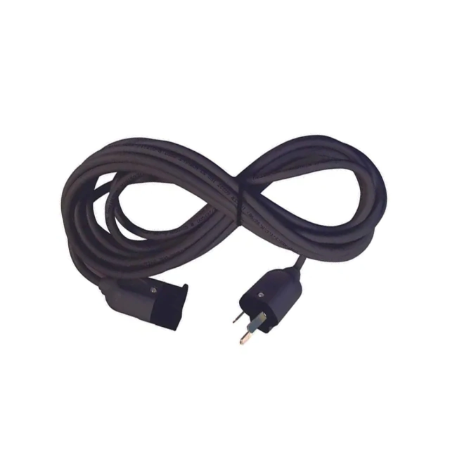 [02.07.07.04] PROLONGADOR 5MT CABLE NEGRO M/H I3 3 ESPIGA N/ 10A - INDELPLAS - 65136