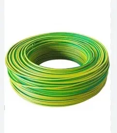 CABLE CU. AISLADO FLEX. 1 X 4,00 MM VERDE-AMARILLO - - - 00516VA