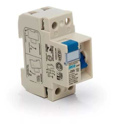 INTERRUPTOR DIFERENCIAL 2P 25A 30MA AC - SICA - 03045
