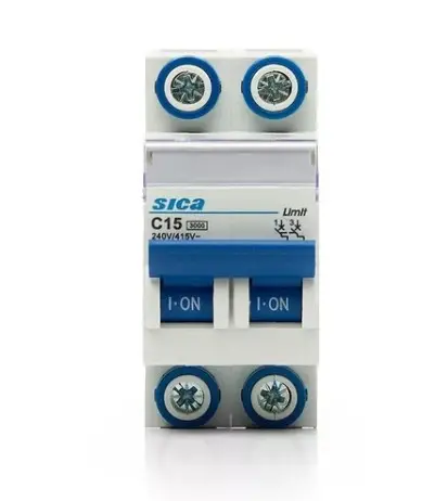 INTERRUPTOR TERMOMAGNETICO 2P 16A 4,5KA C - SICA - 02935