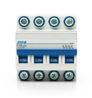 [763416] INTERRUPTOR TERMOMAGNETICO 4P 16A 4,5KA C - SICA - 00388