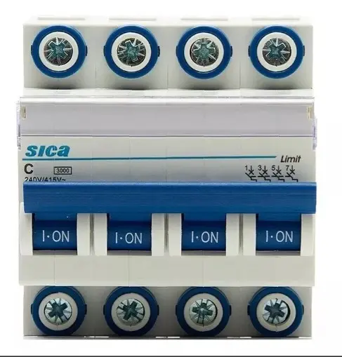 [763420] INTERRUPTOR TERMOMAGNETICO 4P 20A 4,5KA C - SICA - 03014