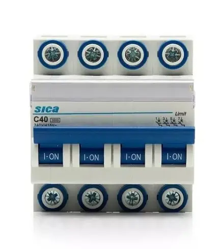 [763440] INTERRUPTOR TERMOMAGNETICO 4P 40A 4,5KA C - SICA - 03502