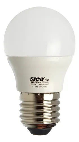 LAMPARA LED GOTA 4W LUZ CALIDA E27 - SICA - 63906