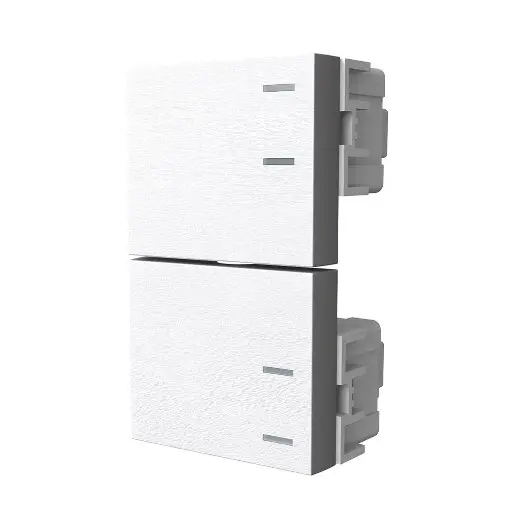 MODULO `PLATINUN` 2 COMB.220V 10A 1.1/2 MOD NEGRO - JELUZ - 68280