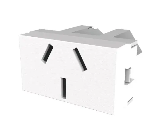 MODULO `PLATINUN` TOMA+T.250V 10A BCO - JELUZ - 11688B