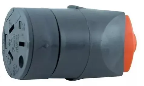 [125.277.15.02] ACOPLE HEMBRA 2X10A.+T GRIS SAL. TRASERA - RICHI - 05572N