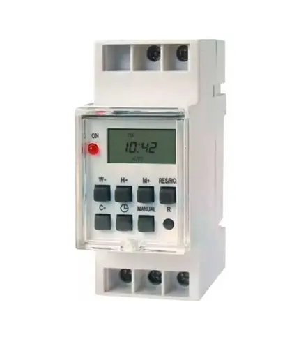 RELOJ DIGITAL PROGRAMABLE PARA RIEL DIN - DAYTON - 07900