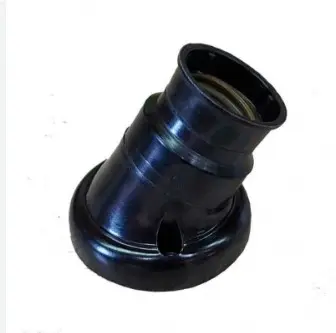 RECEPTACULO NEGRO CURVO E27 3106 - SALGUEIRO - 05487