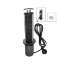 ESTACION DE CARGA TELESCOPICA 3 TOMAS 2 USB NEGRO - SASSIN - 64411