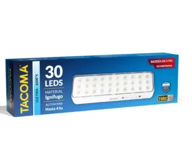 LUMINARIA EMERGENCIA 30 LED - TACOMA - 68821